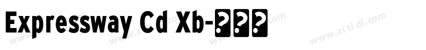 Expressway Cd Xb字体转换 Expressway Cd Xb字体转换